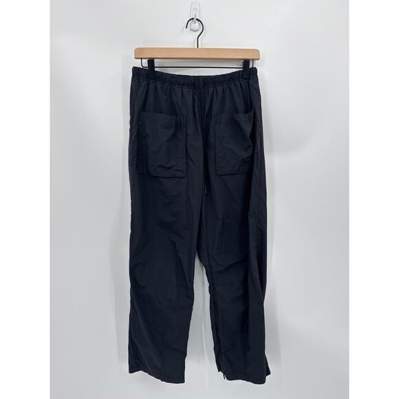 Free People Fly By Night Cargo Pants Relaxed Mid Rise Black Size Small Trailcore - Picture 4 of 10